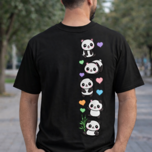 Panda Unisex Oversized T-Shirt